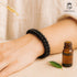 Duftarmband aus Lavastein – ideal für Aromatherapie mit ätherischen Ölen oder Parfüm